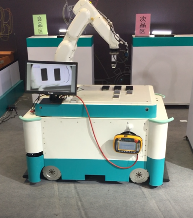 3C行業——手機屏幕檢測流水線復合型移載物流機器人