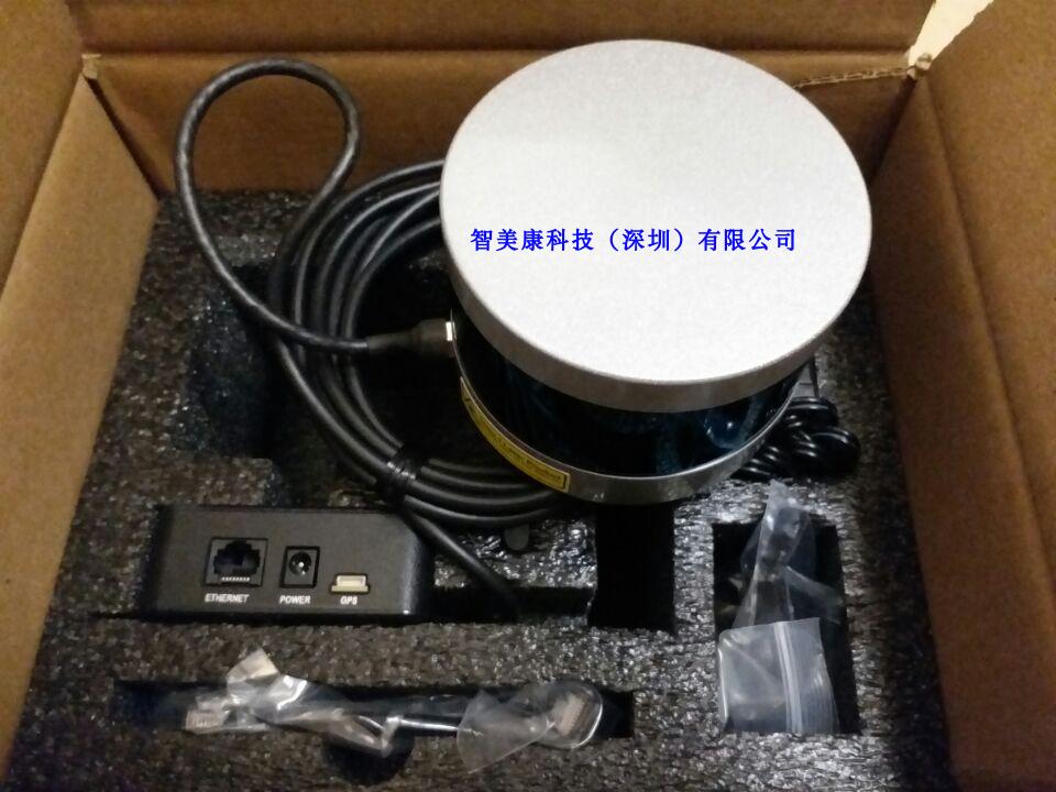 VLP-16三維激光雷達美國威力登Velodyne公司16線雷達量程100米360°掃描