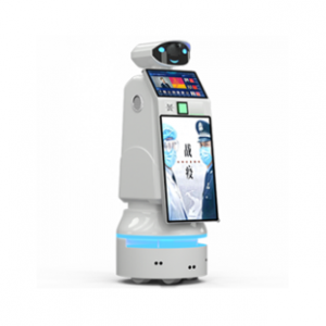 杰視AI智能測溫消毒機器人