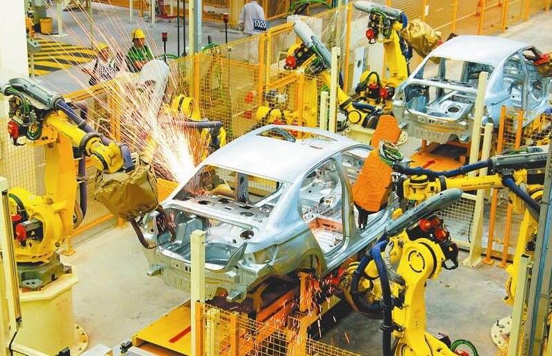 汽車焊接機器人工作站