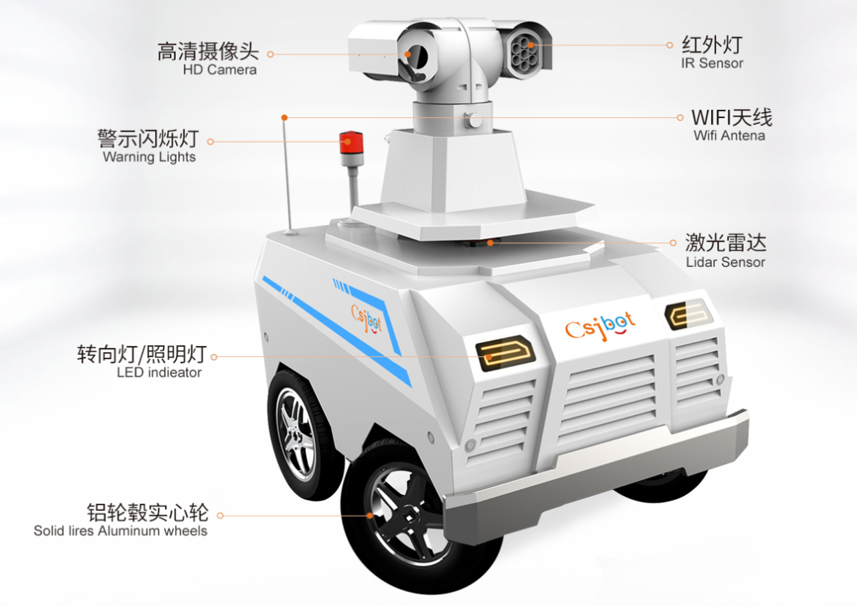 安防巡邏機器人